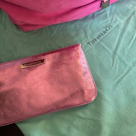 NEW Tiffany & Co Pink Leather/Suede 2 Way Reversible Tote Bag - Picture 4 of 10